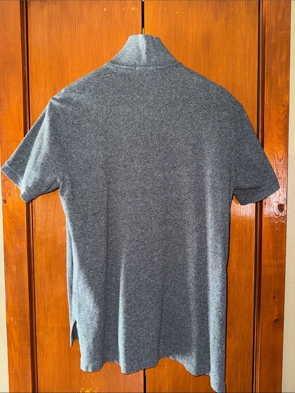 Polo by Ralph Lauren Men's Short-Sleeve Charcoal Heather Polo - Gray - Picture 4 of 4